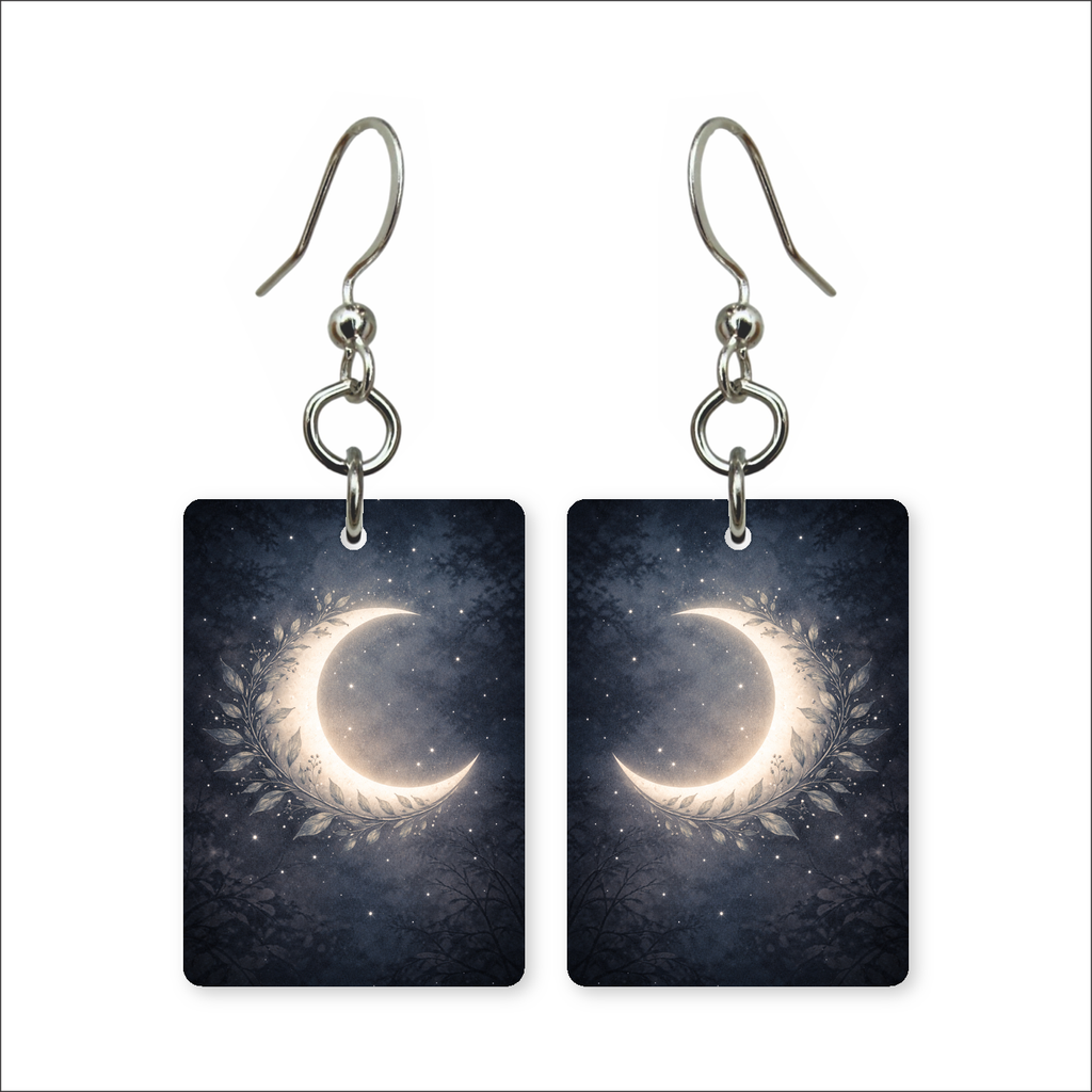 Crescent Wreath Earrings
