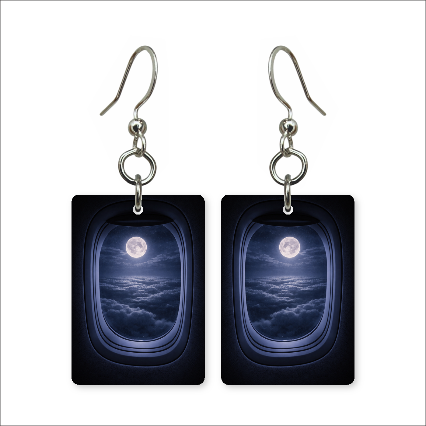 Window Seat Moon Earrings