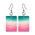 Rose Teal Horizon Earrings | FW125J