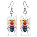 Jeweled Bee Earrings | FW128F