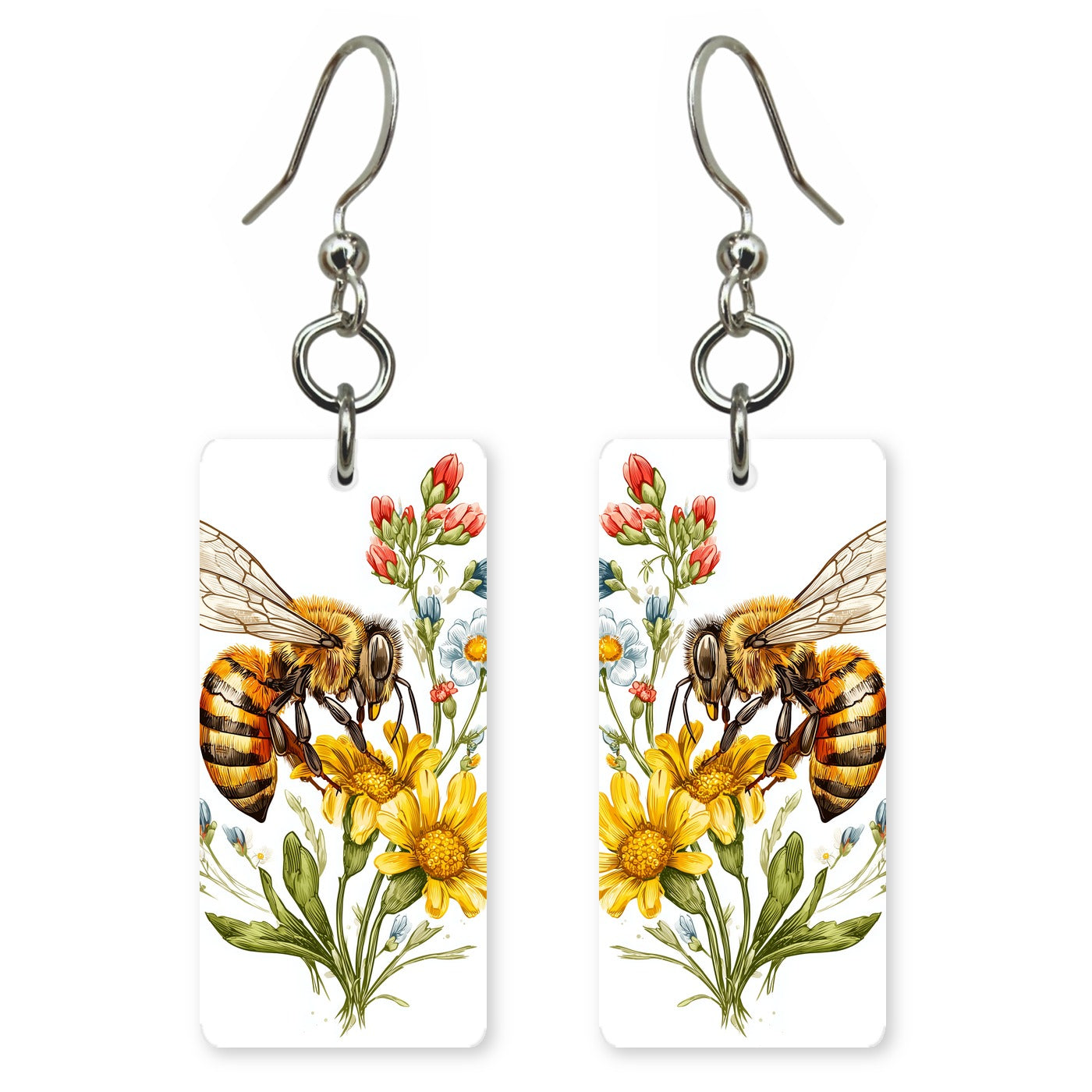 Wildflower Bee Earrings | FW128J