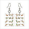 Hummingbird Study Earrings