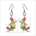 Crested Hummingbird Earrings