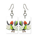 Fantail Hummingbird Earrings | FWP129D