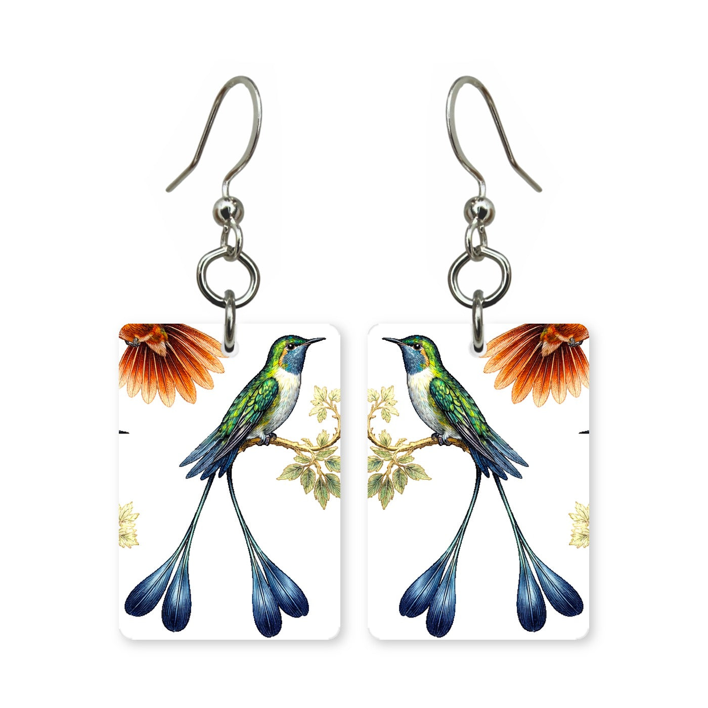 Streamertail Hummingbird Earrings | FWP129E