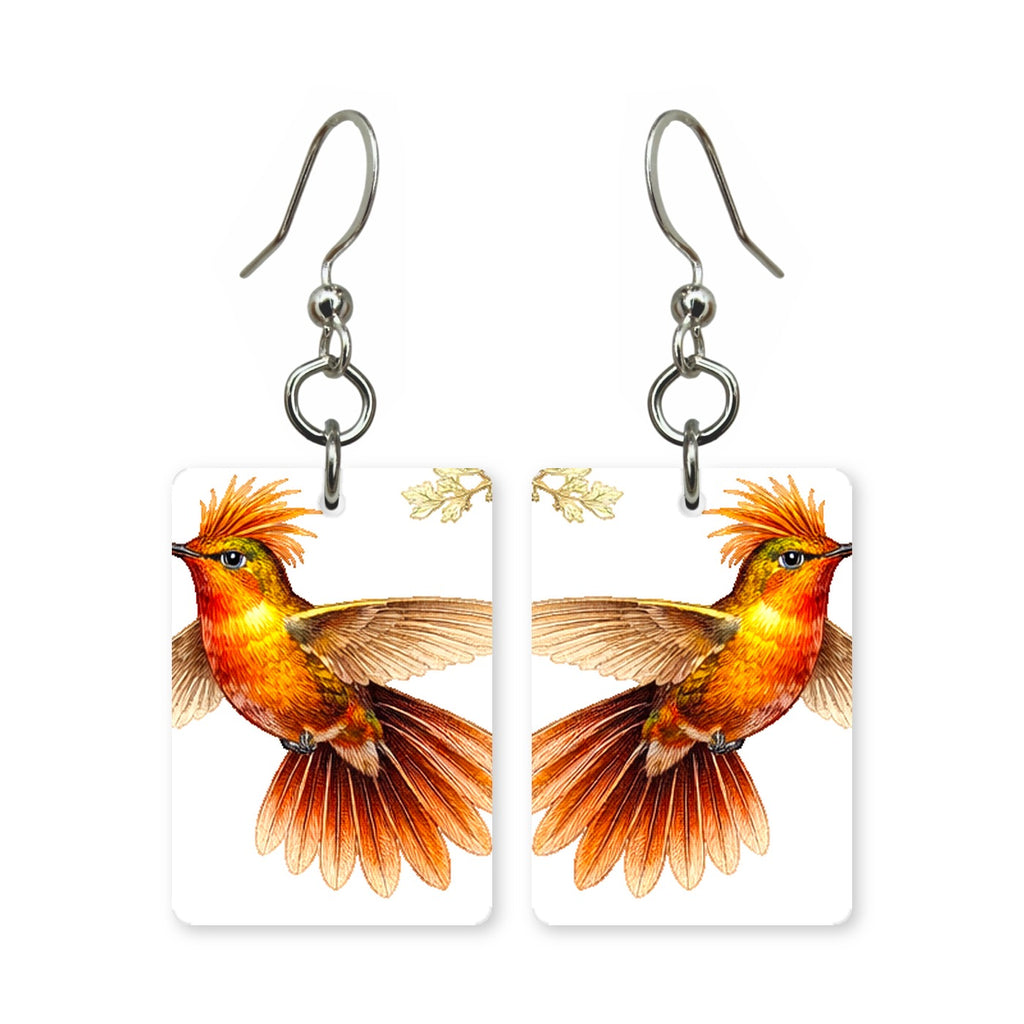 Fiery Hummingbird Earrings | FWP129F