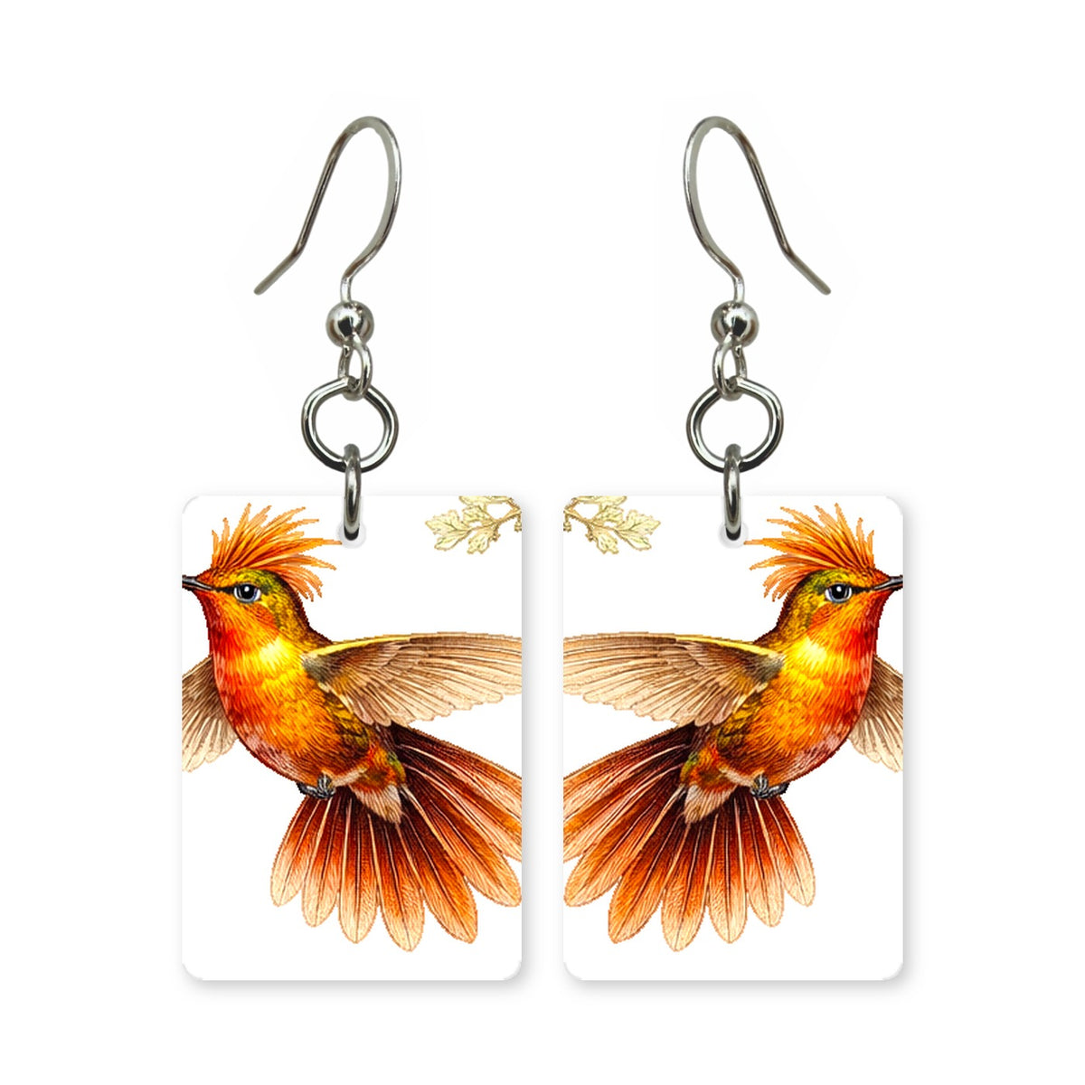 Fiery Hummingbird Earrings | FWP129F
