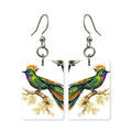 Emerald Hummingbird Earrings | FWP129G