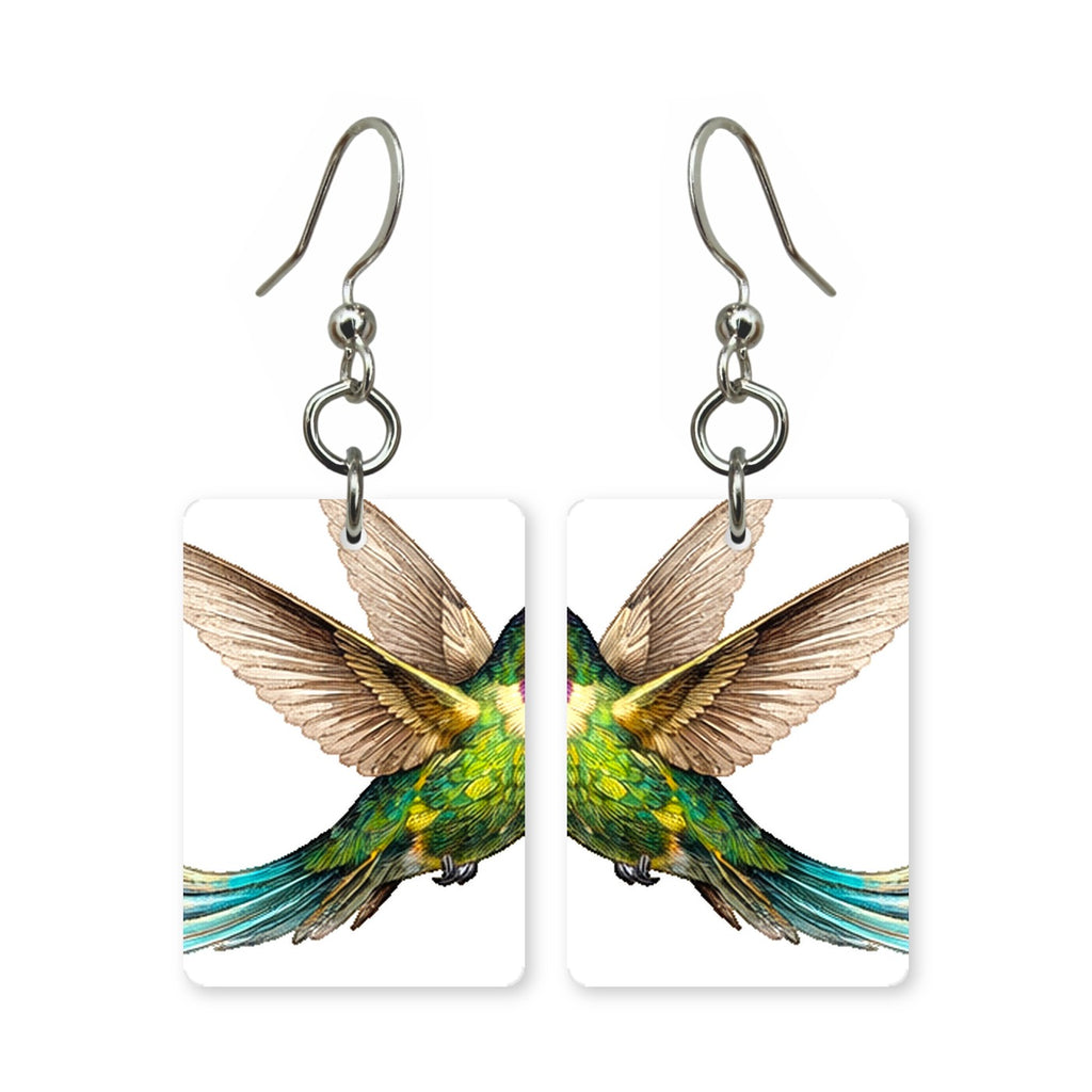 Violet Hummingbird Earrings | FWP129I