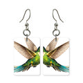 Violet Hummingbird Earrings | FWP129I