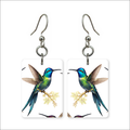 Sapphire Hummingbird Earrings