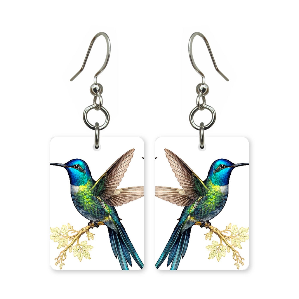Sapphire Hummingbird Earrings | FWP129J