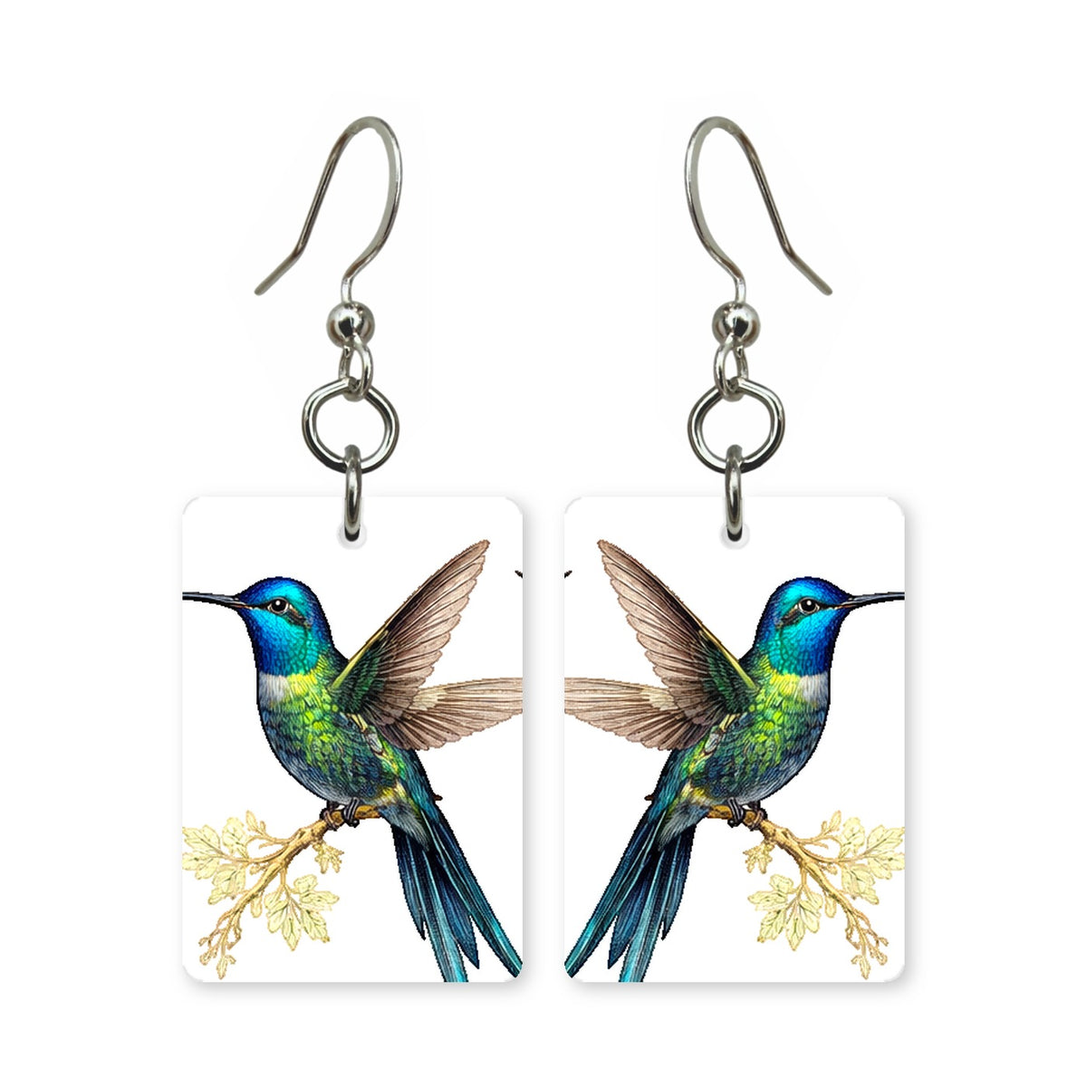 Sapphire Hummingbird Earrings | FWP129J