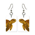 Golden Sea Turtle Earrings | FW12A