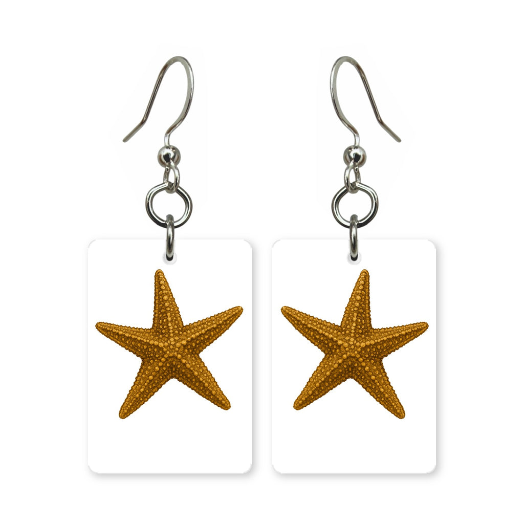 Golden Starfish Earrings | FW12D