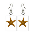Golden Starfish Earrings | FW12D