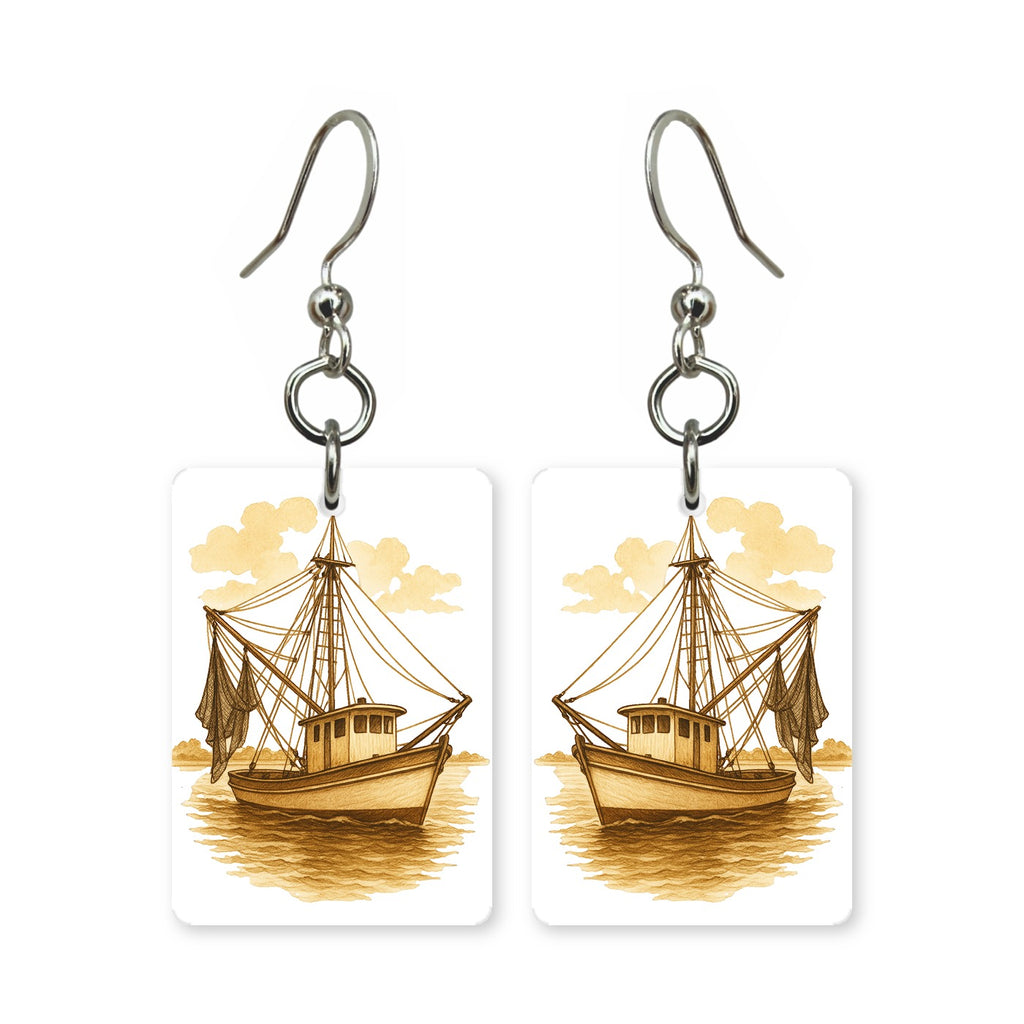 Shrimp Boat Earrings | FW12I