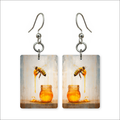 Honey Drip Bee Earrings
