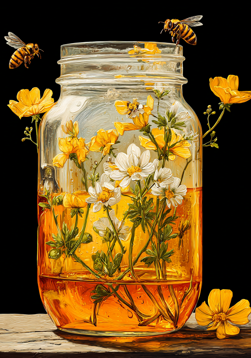 Buttercup Honey Jar Earrings
