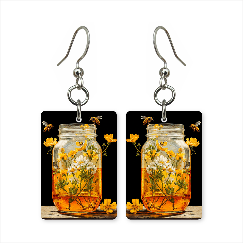 Buttercup Honey Jar Earrings