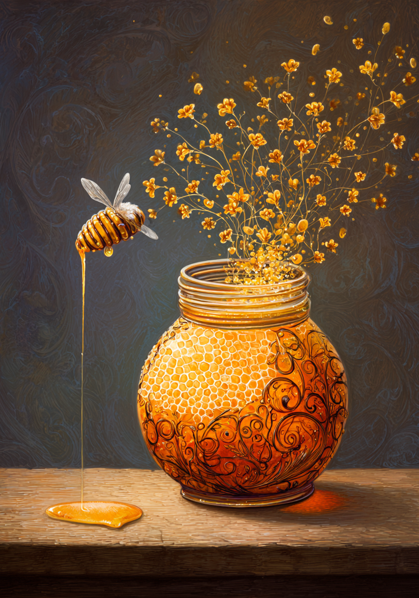 Honeycomb Vase Earrings