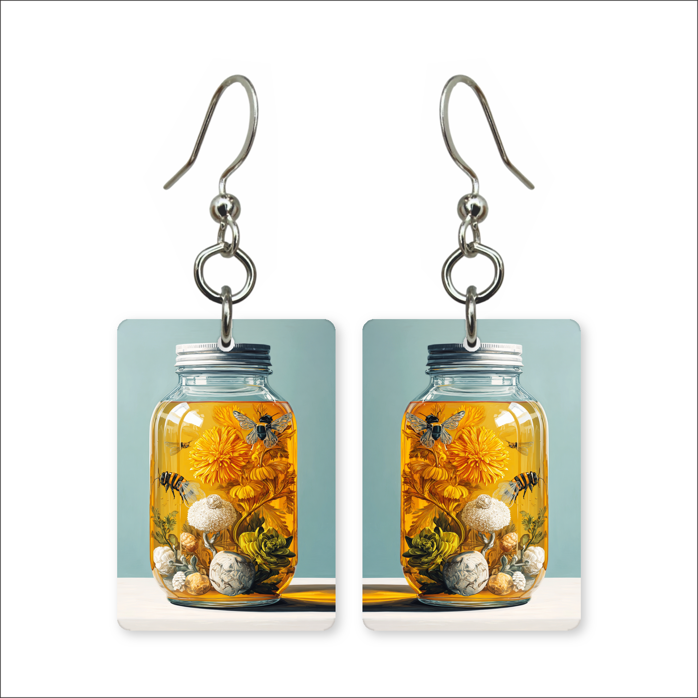 Flowering Honey Jar Earrings