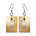 Honeycomb Gown Earrings | FW132A