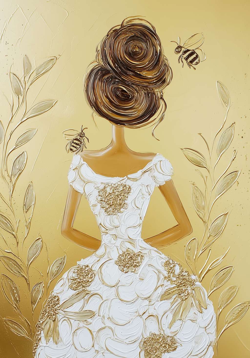 Bee Bride Earrings | FW132B