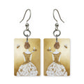 Rose Gold Gown Earrings | FW132F