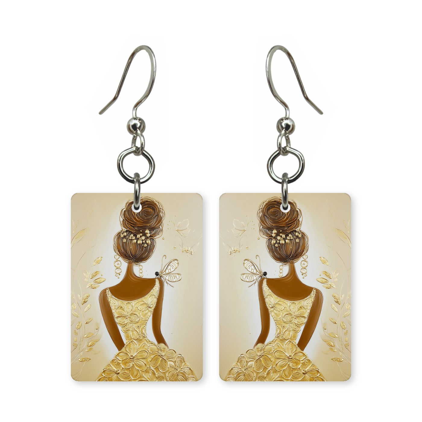 Gilded Bee Gown Earrings | FW132I