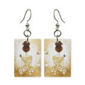 Floral Bee Gown Earrings | FW132J