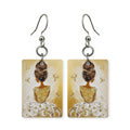 Swirl Gold Gown Earrings | FW132K