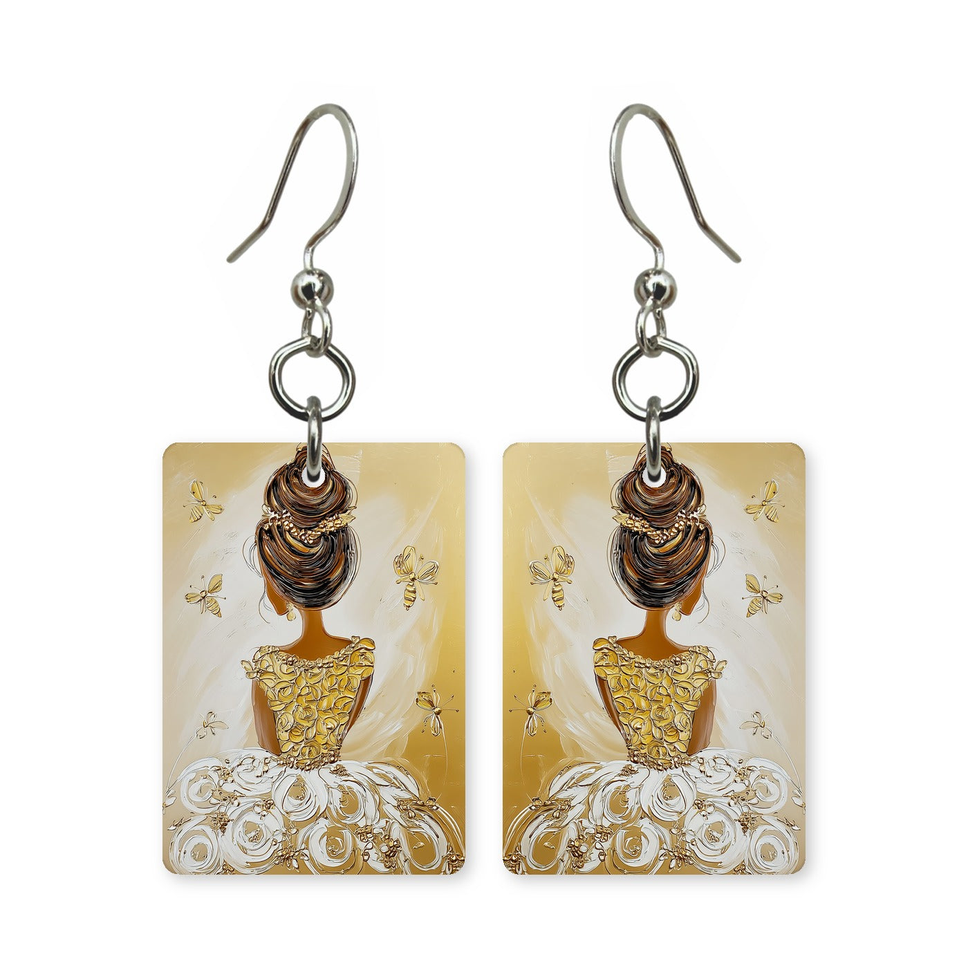 Swirl Gold Gown Earrings | FW132K
