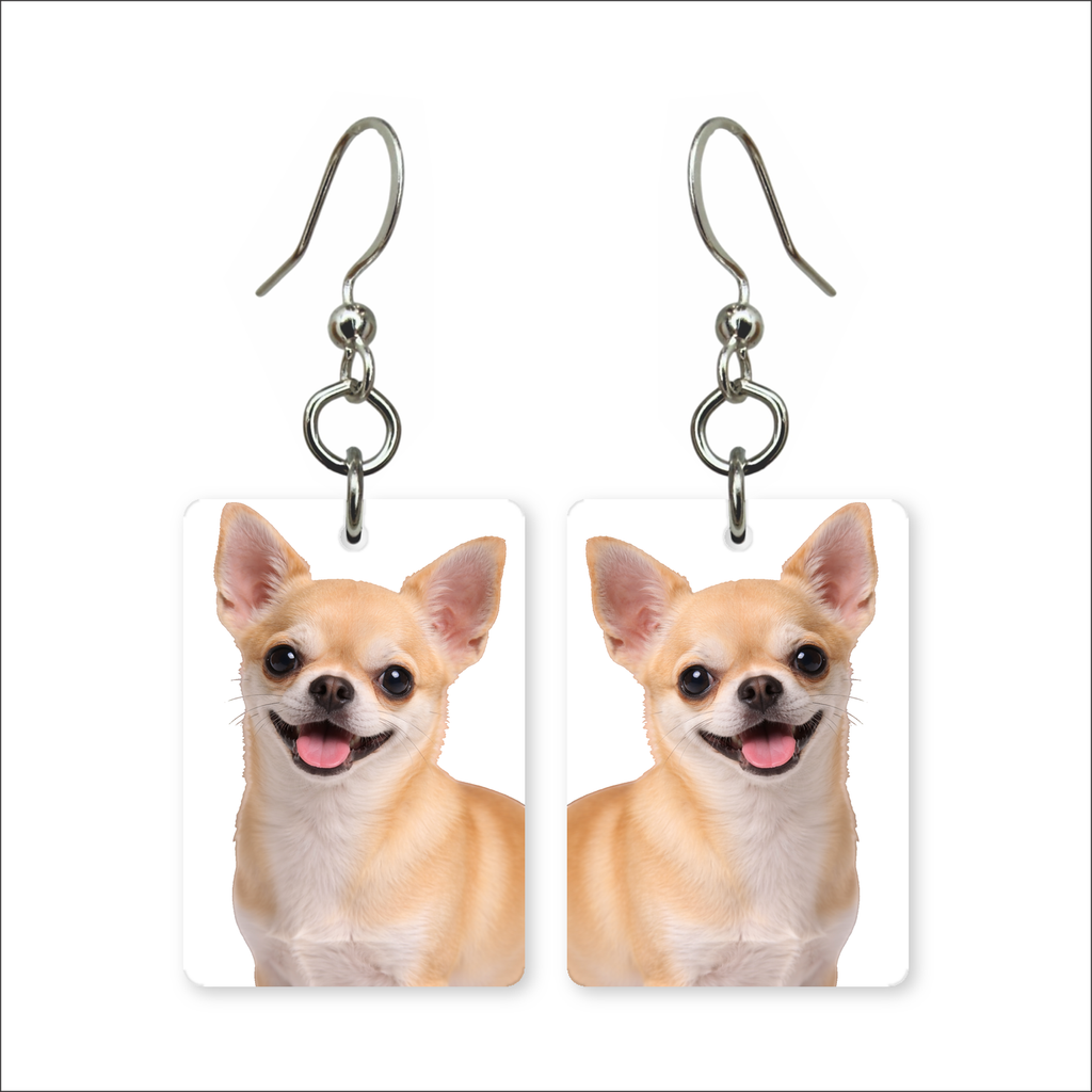 Fawn Chihuahua Earrings