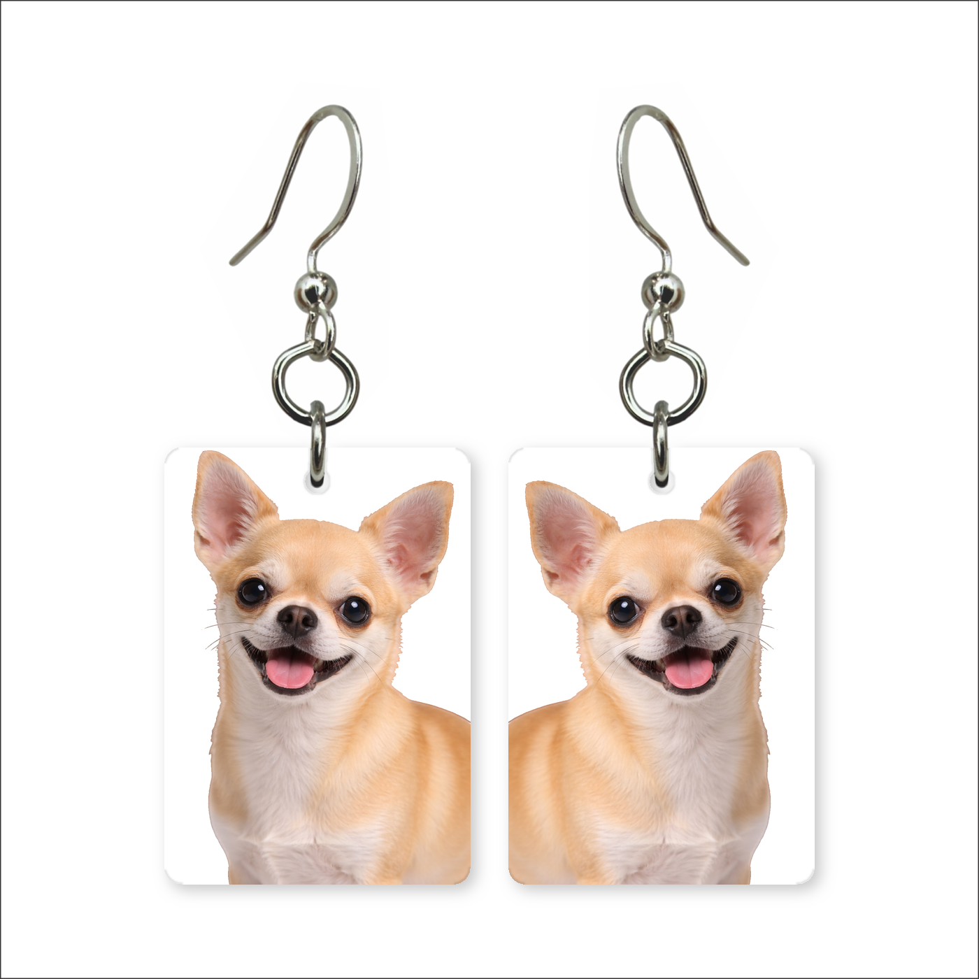 Fawn Chihuahua Earrings