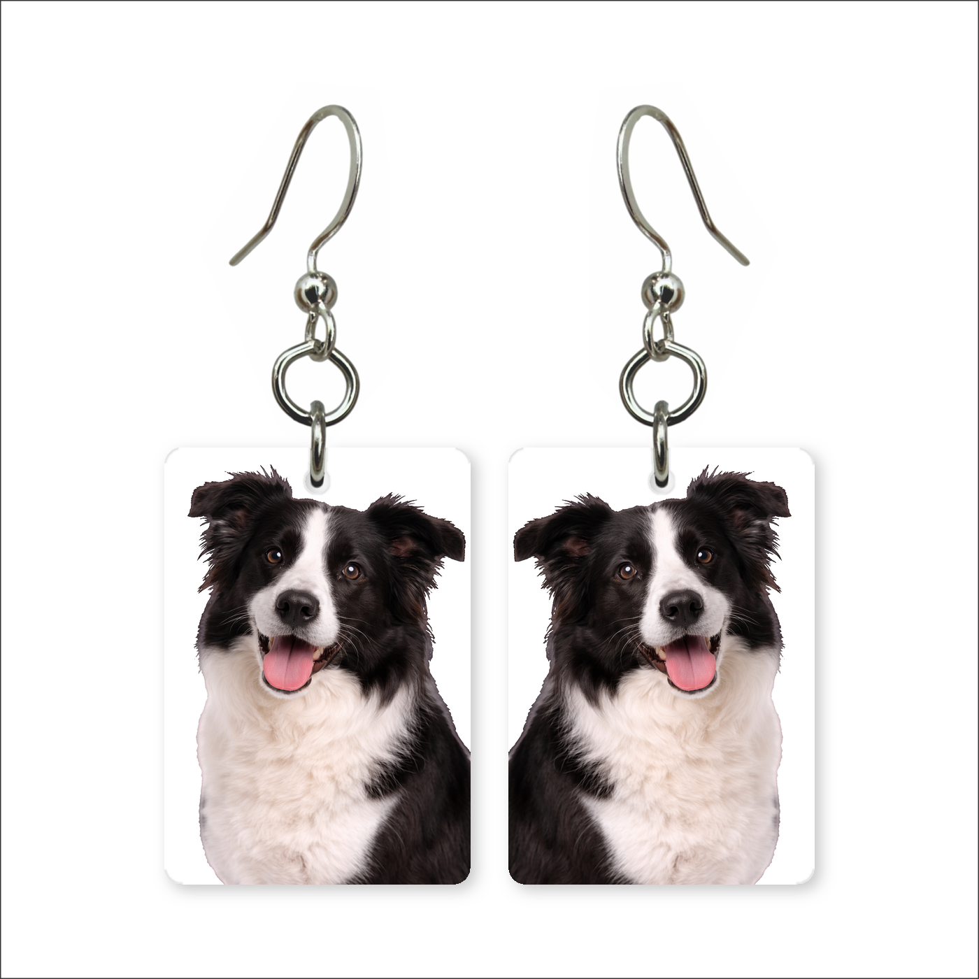Border Collie Earrings