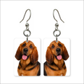 Bloodhound Portrait Earrings