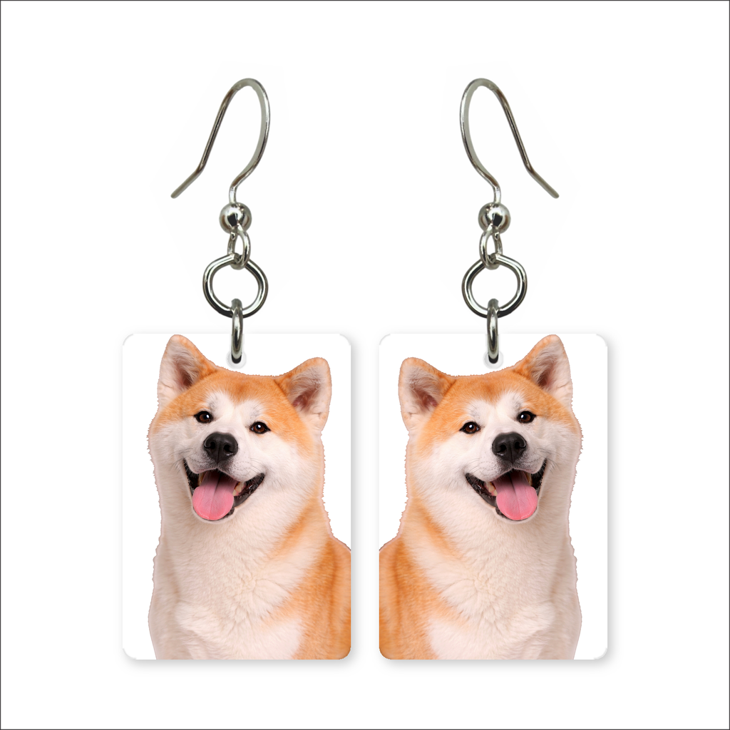 Shiba Inu Smile Earrings