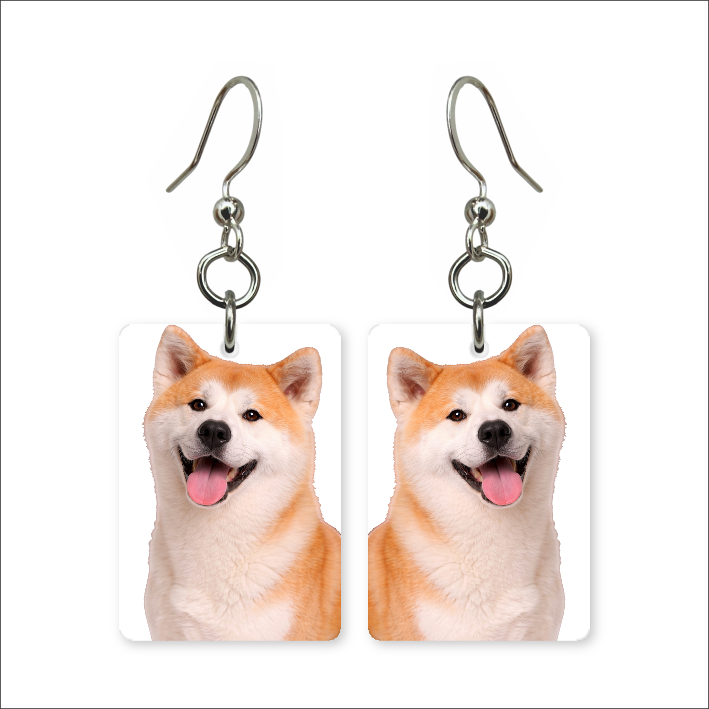 Shiba Inu Smile Earrings