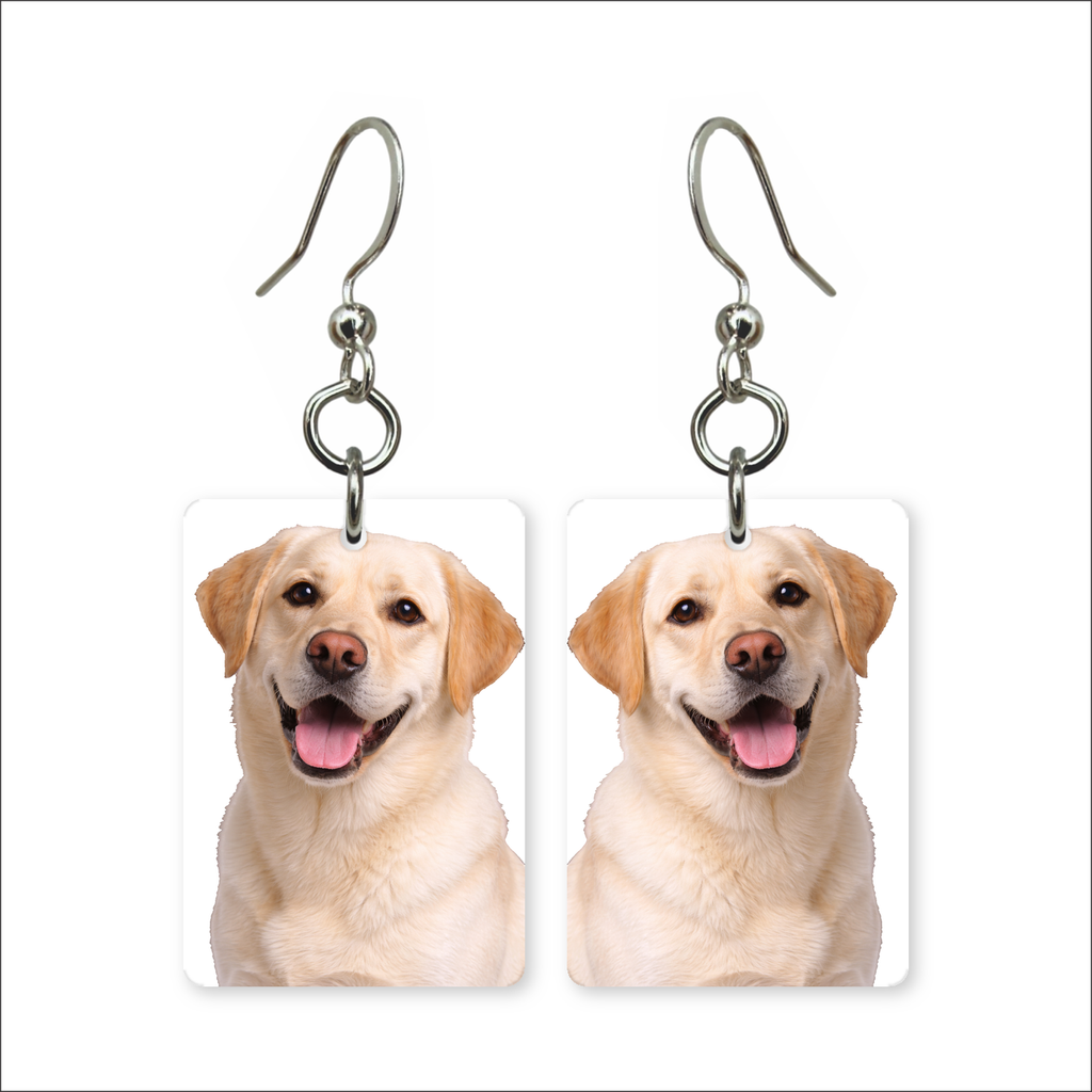Yellow Labrador Earrings