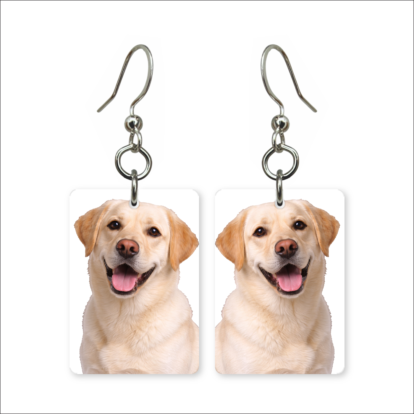 Yellow Labrador Earrings