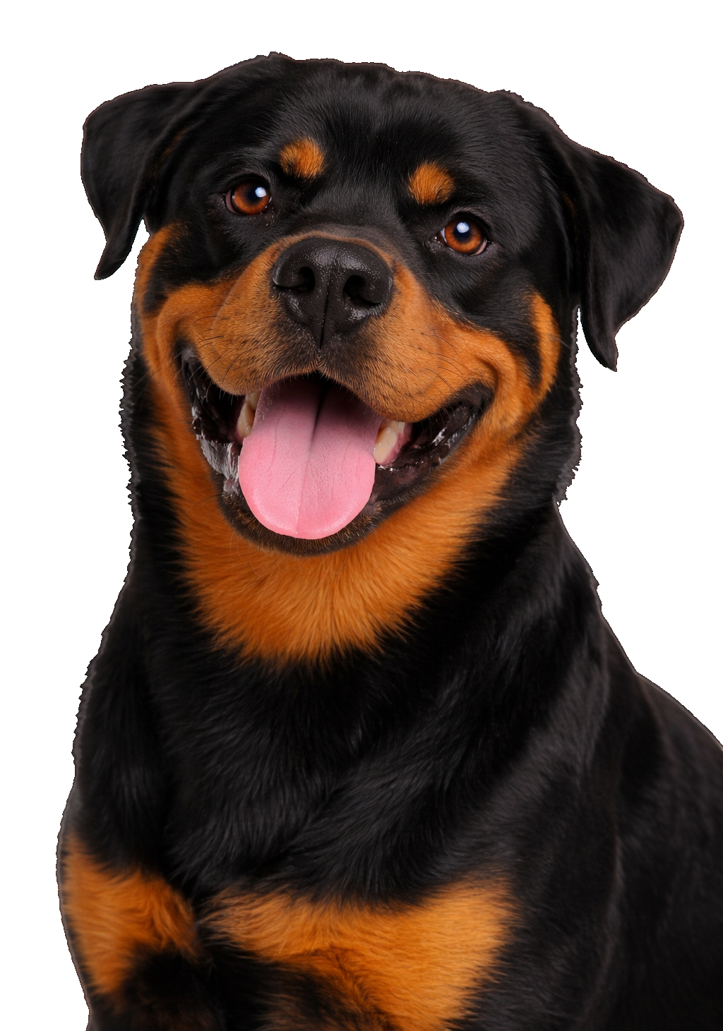 Rottweiler Portrait Earrings