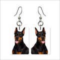 Doberman Pinscher Earrings