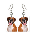 Boxer Portrait Earrings