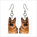 German Shepherd Earrings