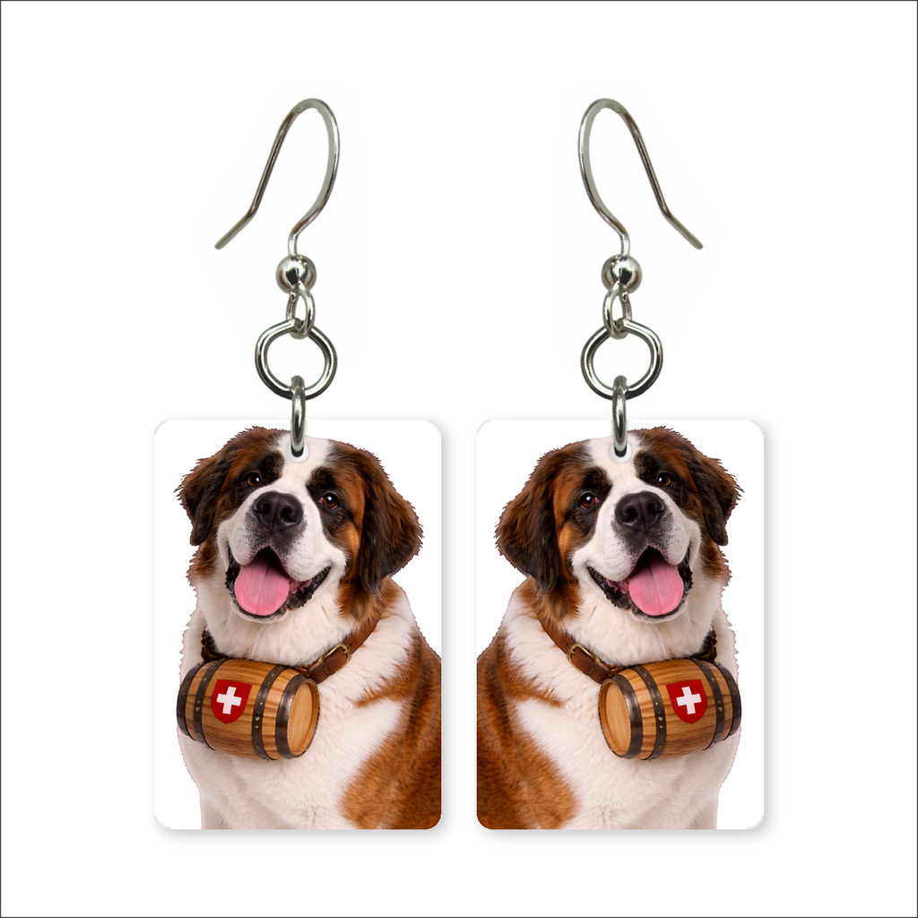 Saint Bernard Earrings