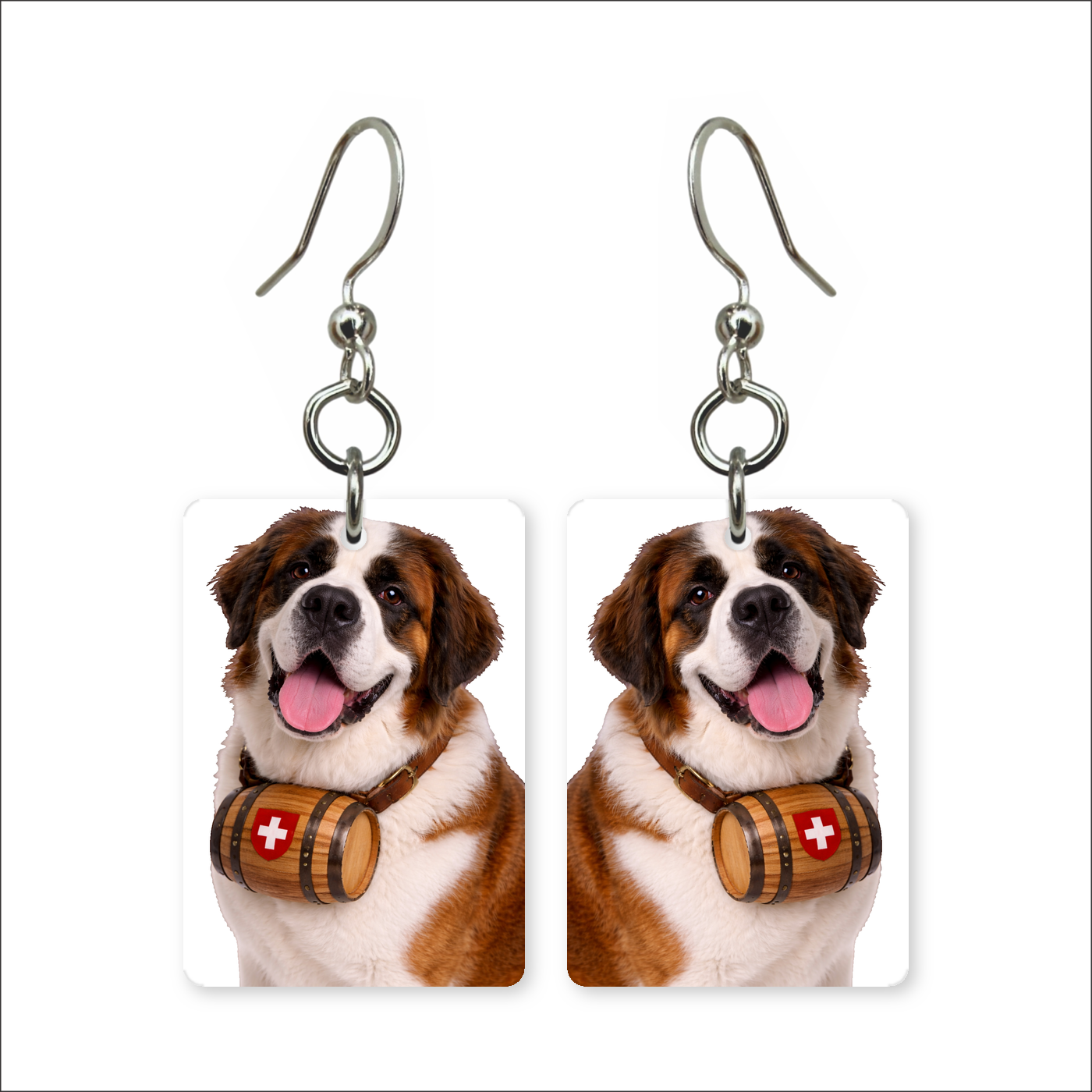 Saint Bernard Earrings