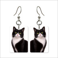 Tuxedo Cat Earrings