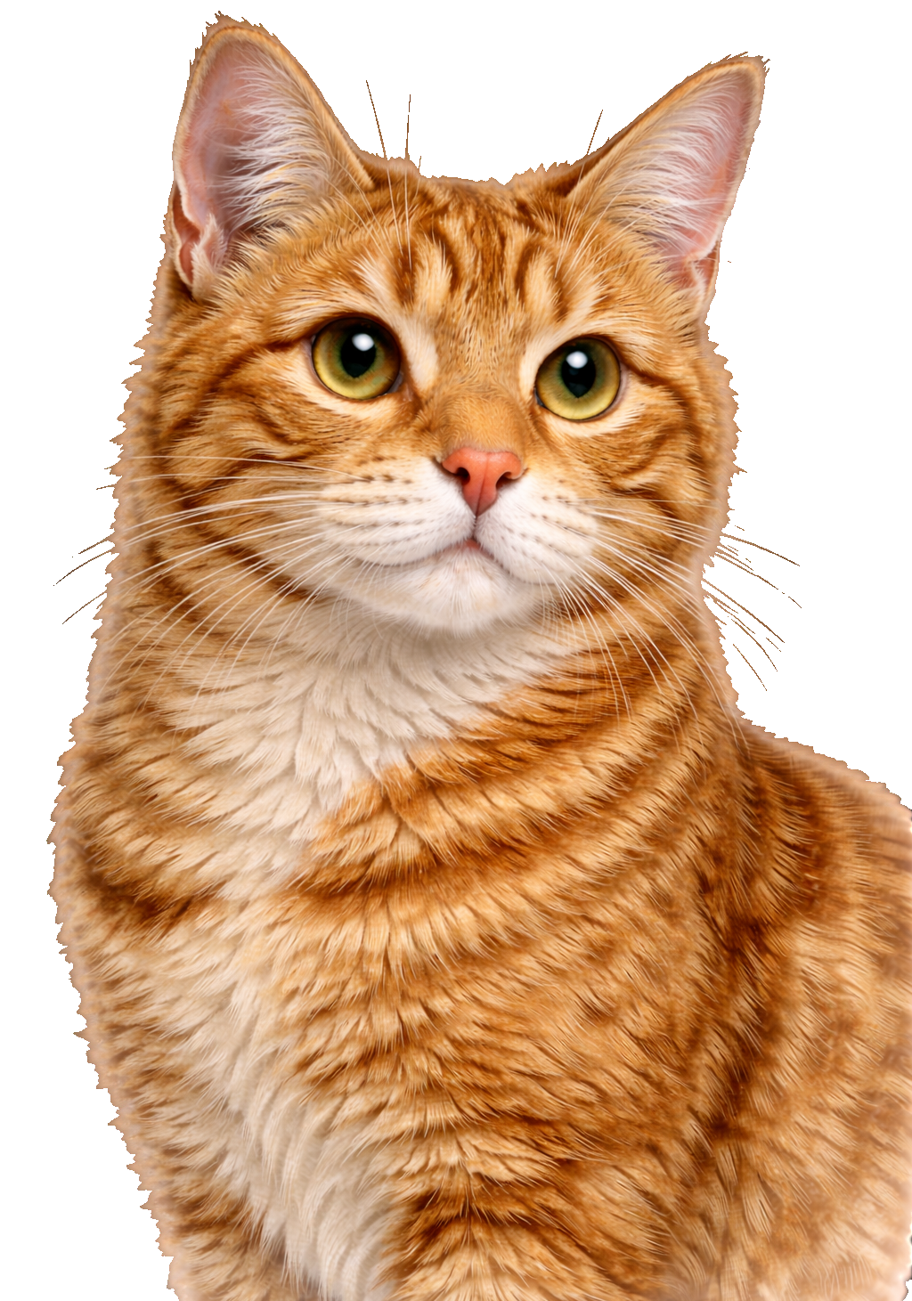 Orange Tabby Cat Earrings