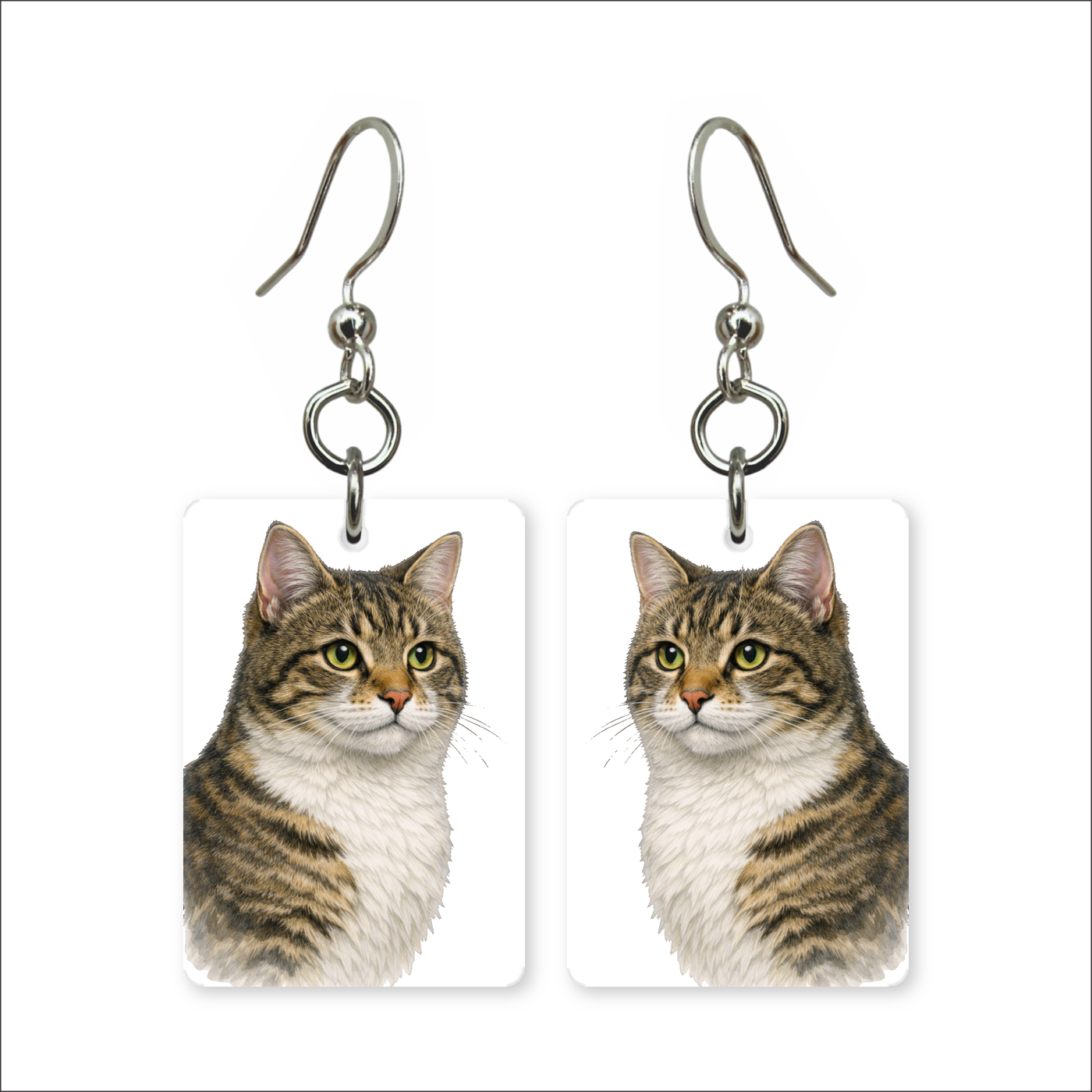 Golden Tabby Earrings